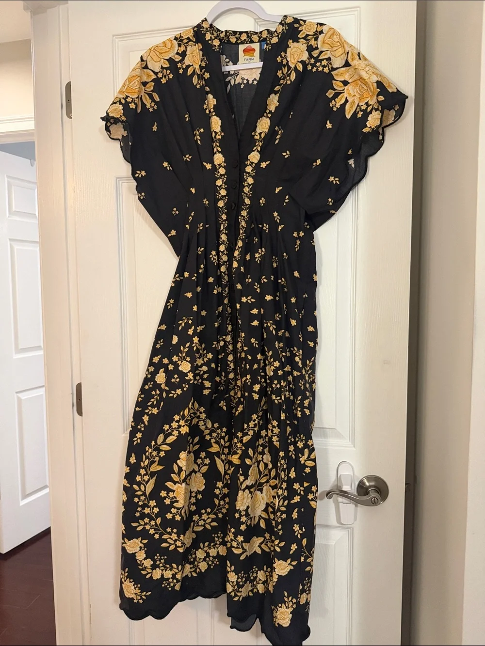 Farm Rio x Anthropologie Printed Midi Shirt Dress - Picture 1 of 4